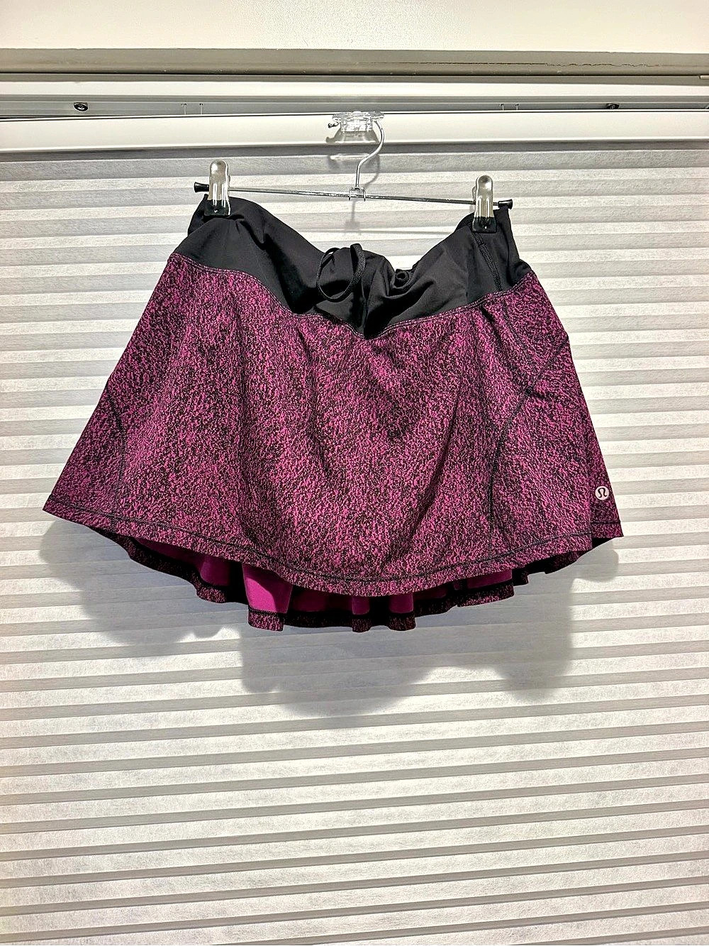 Lululemon Pace Rival Skirt Purple & Black Size 8